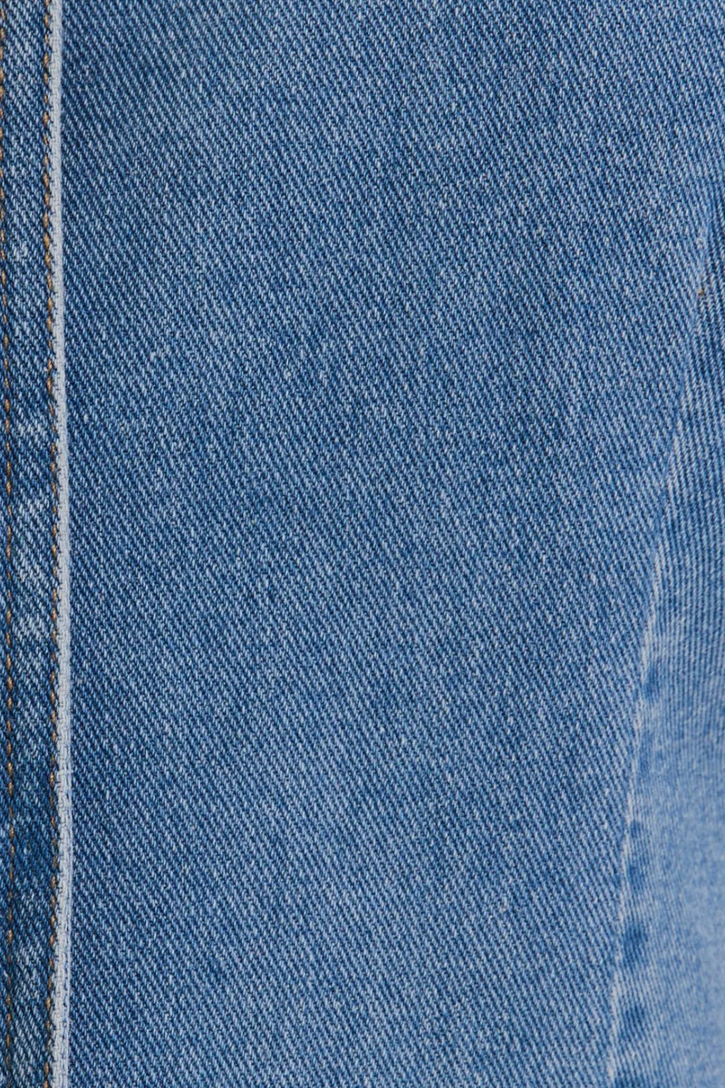 Denim Vest-Style Romper with Micro Shorts
