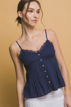 Pleated Tank Top