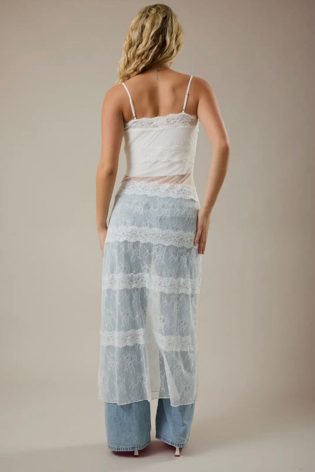 Delilah Lace Maxi Dress
