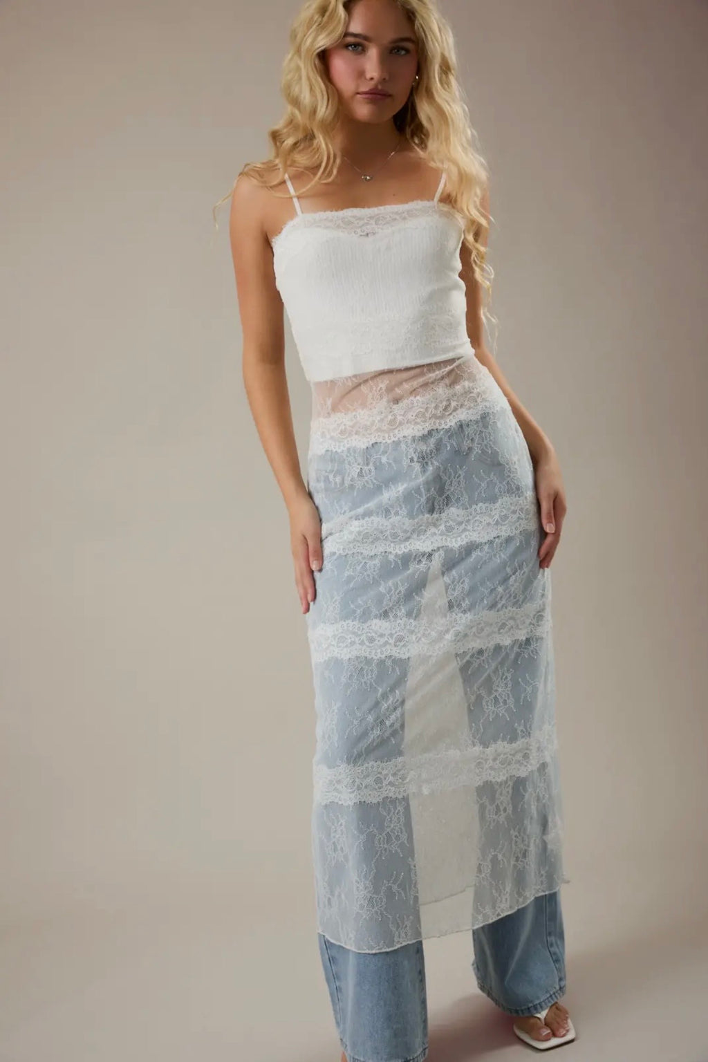Delilah Lace Maxi Dress