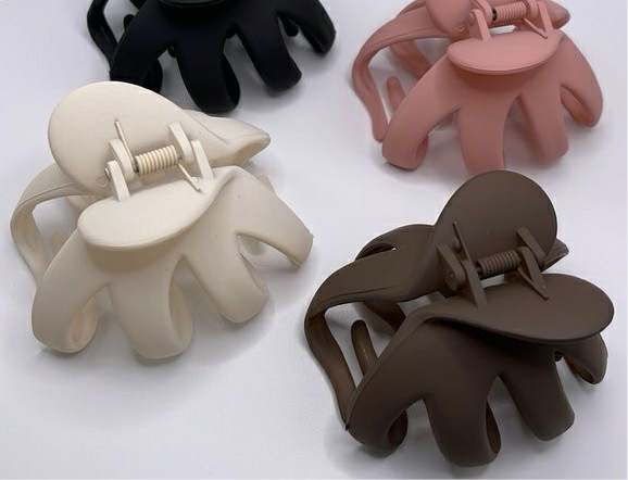 Matte Neutral Colored Claw Clip