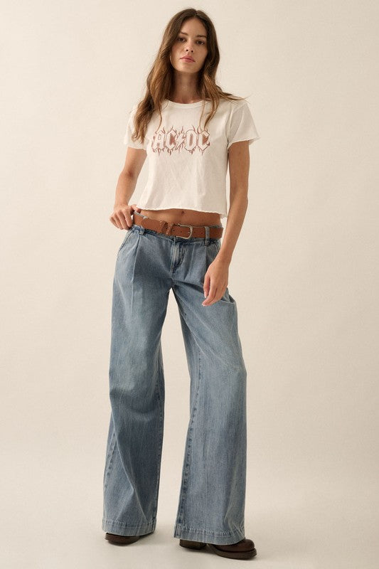 AC/DC Cropped BabyTee