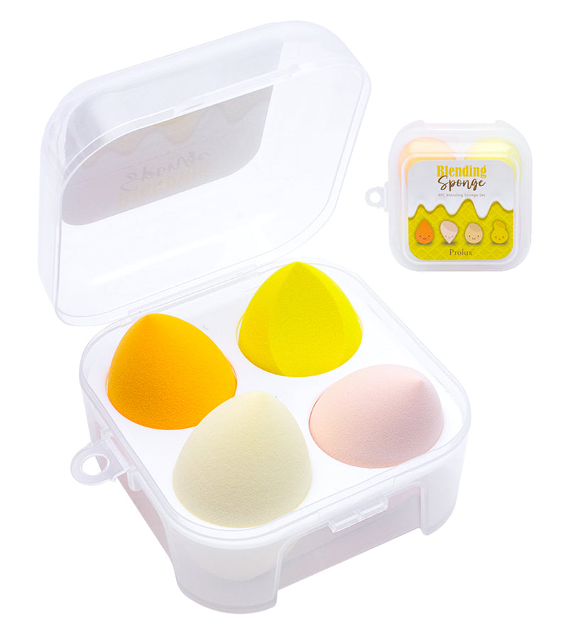 4pc Makeup Sponges + Case
