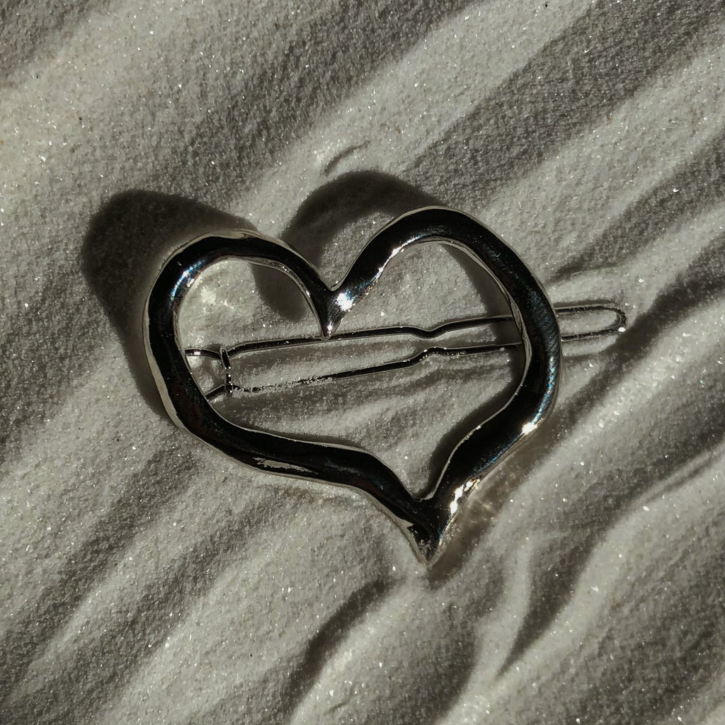 Heart Shaped Hair Clips