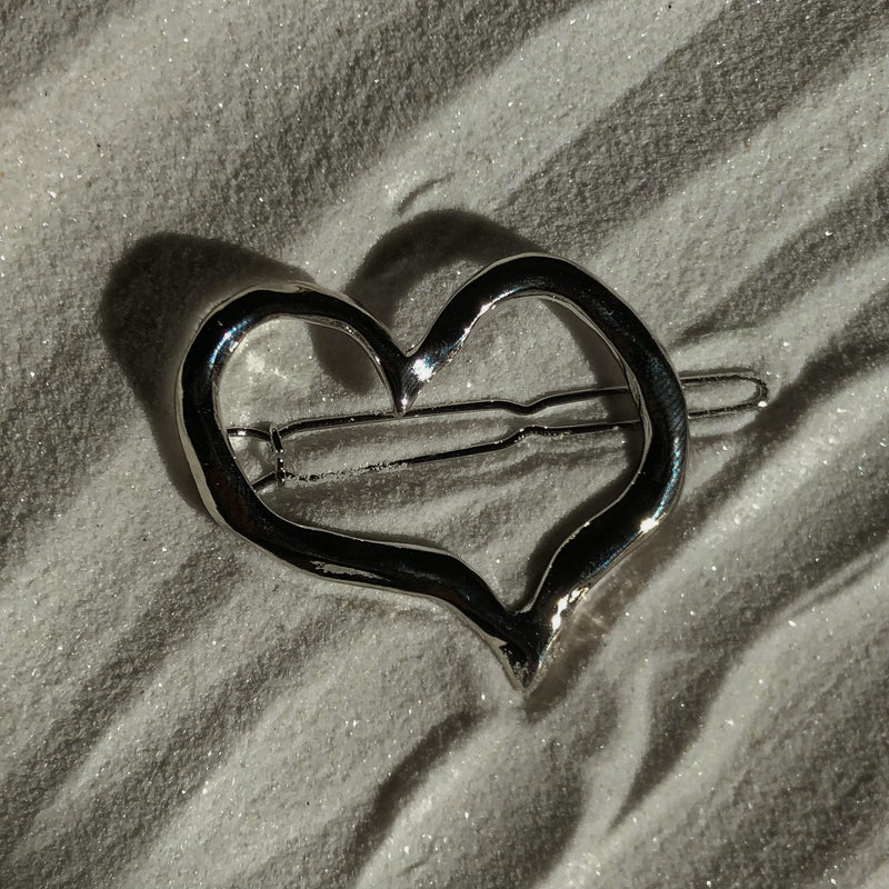 Heart Shaped Hair Clips