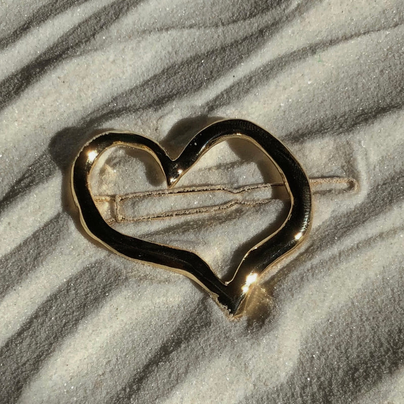 Heart Shaped Hair Clips