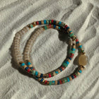 Two Stretchy Boho Beaded Bracelets